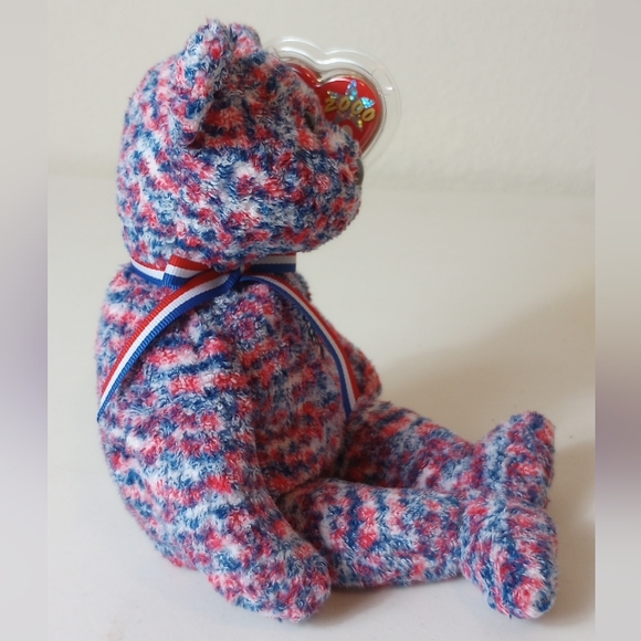 TY Beanie Baby - USA the Bear  2000 7th Generation Tush Tag - Picture 3 of 5